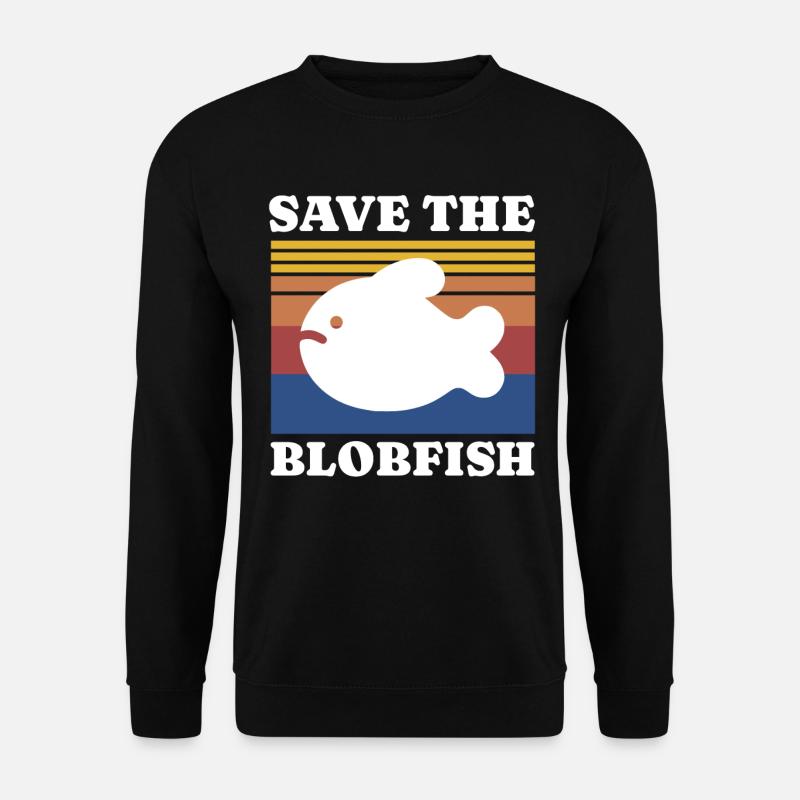 Save Blobfish - Unisex Pullover - Schwarz