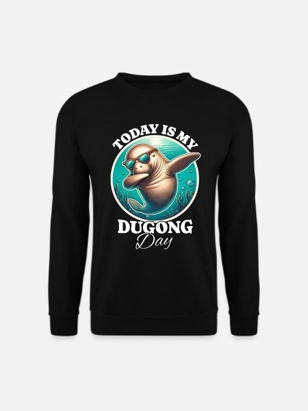 Manatee Dugong - Unisex Sweatshirt - black