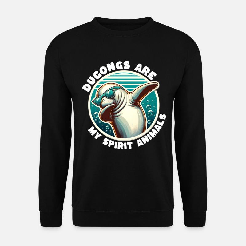 Funny Manatee Sayings - Unisex Sweatshirt - black