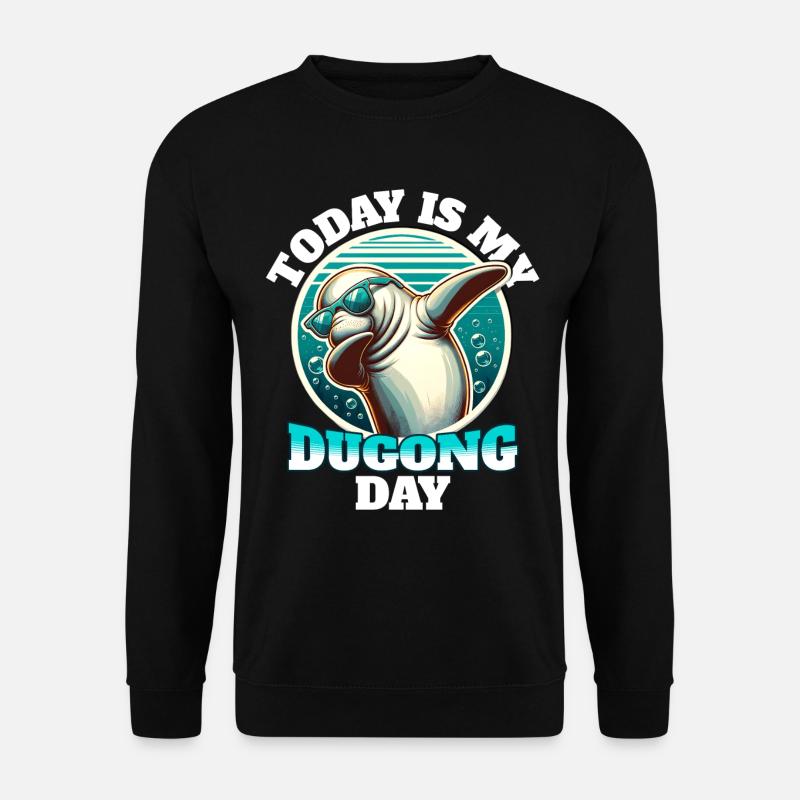 Manatee Dugong - Unisex Sweatshirt - black
