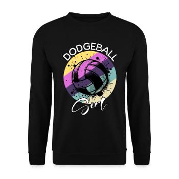 Fille de ballon chasseur - Sweat-shirt Unisexe - noir - Devant - Alina (178cm) & Michal (187cm)