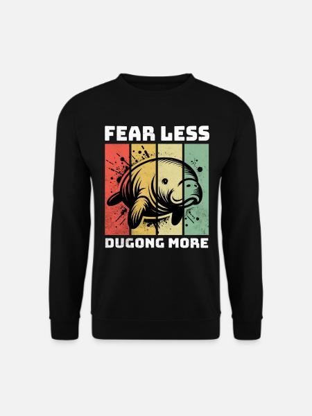 Dugong Manatee - Unisex Sweatshirt - black