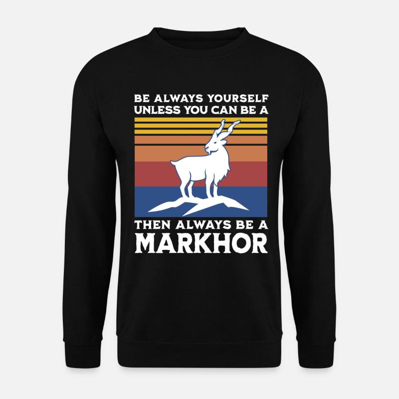 Schraubenziege Spruch - Unisex Pullover - Schwarz