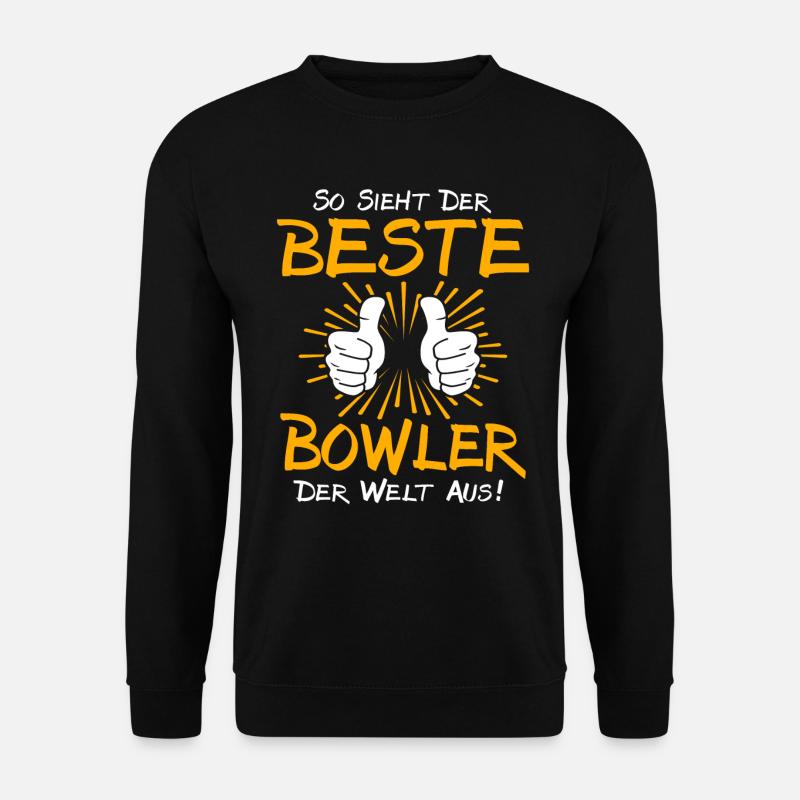 Bowler Geschenkidee - Unisex Pullover - Schwarz