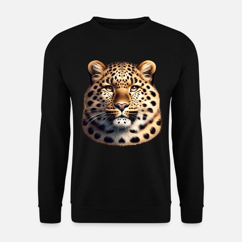 Léopard de l’Amour - Sweat-shirt Unisexe - noir