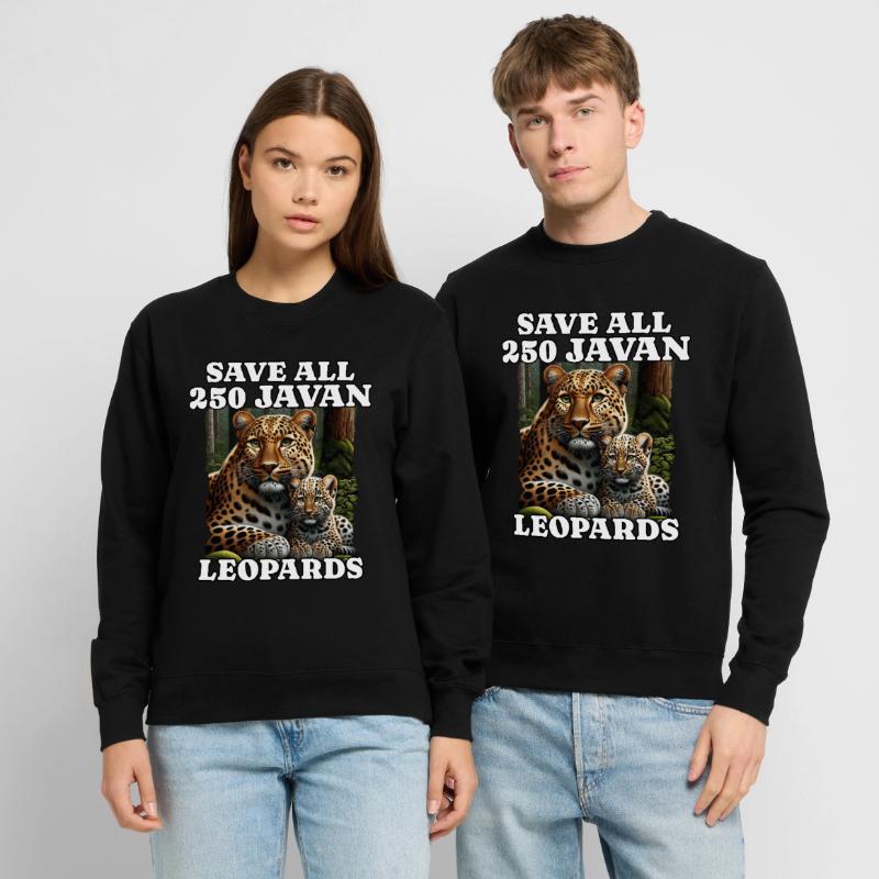 Save Java Leopard Unisex Pullover