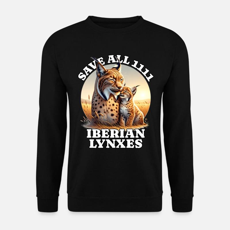 Sava Iberian lynx - Unisex Sweatshirt - black
