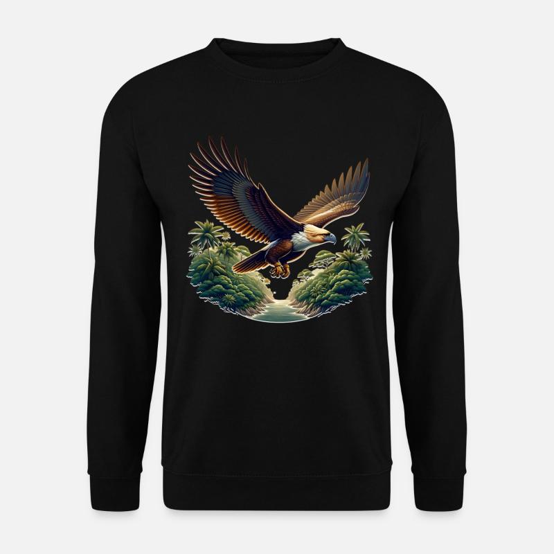 Affenadler - Unisex Pullover - Schwarz