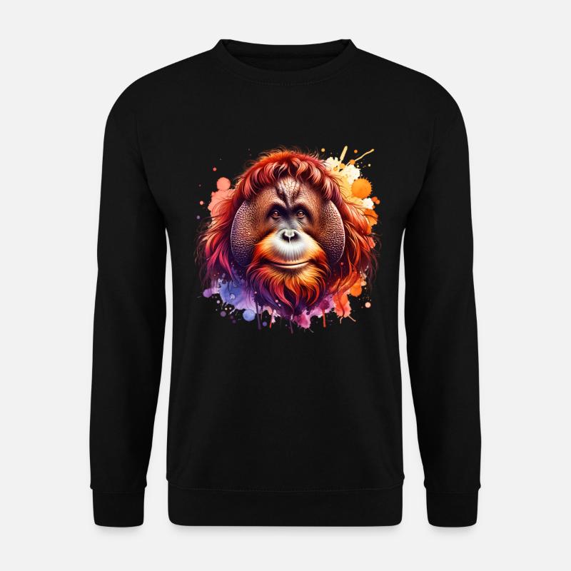 Orang Utan - Unisex Pullover - Schwarz