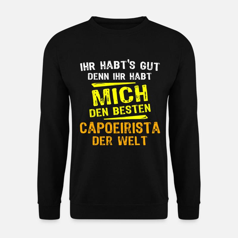 Capoeirista Geschenk - Unisex Pullover - Schwarz