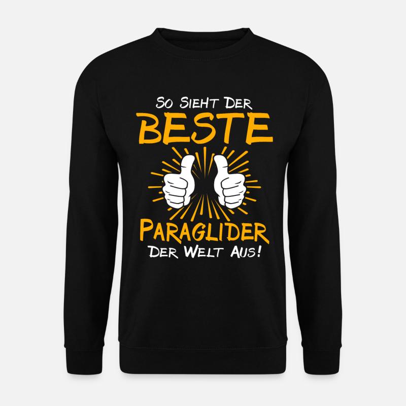 Paraglider Gift Idea - Unisex Sweatshirt - black