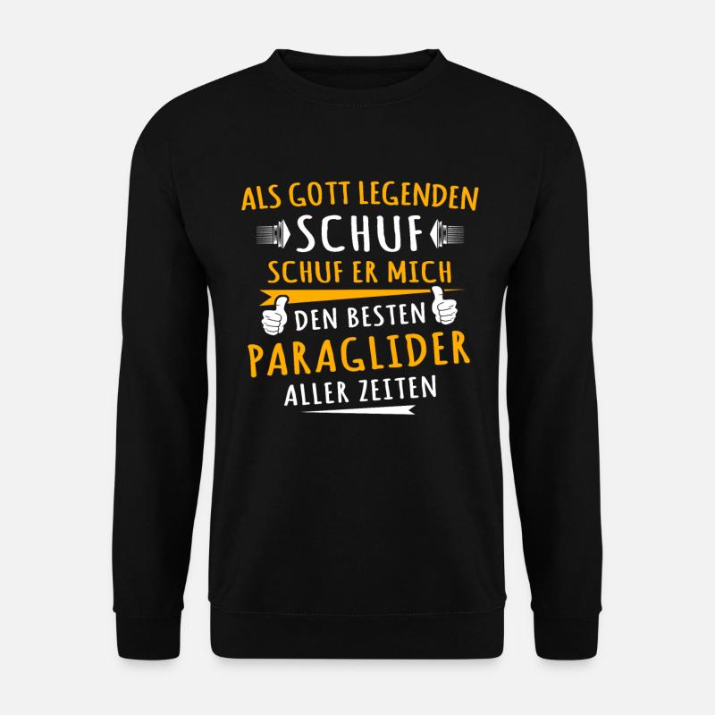 Paraglider - Unisex Pullover - Schwarz
