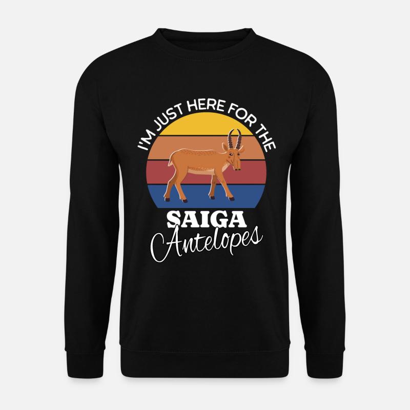 Saiga Antelope Saiga Antilope - Unisex Sweatshirt - black