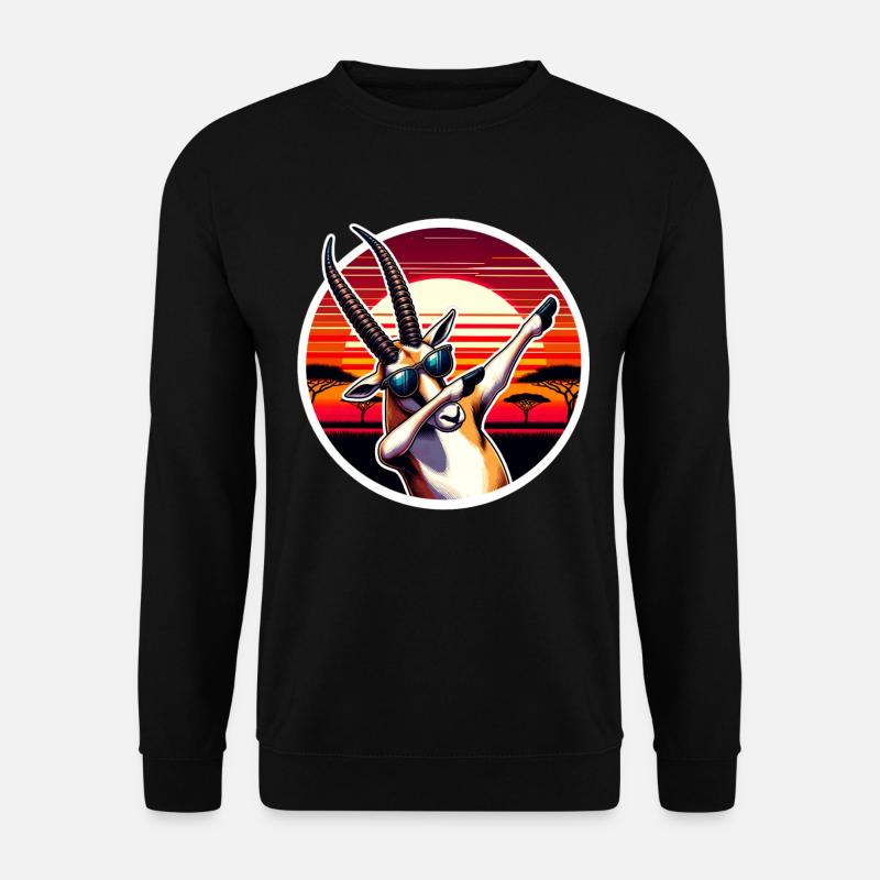 Saiga Antelope Saiga Antilope - Unisex Sweatshirt - black