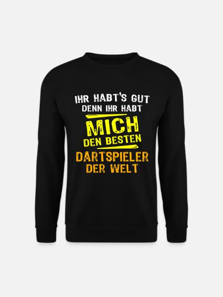 Darts Player Gift - Unisex Sweatshirt - black