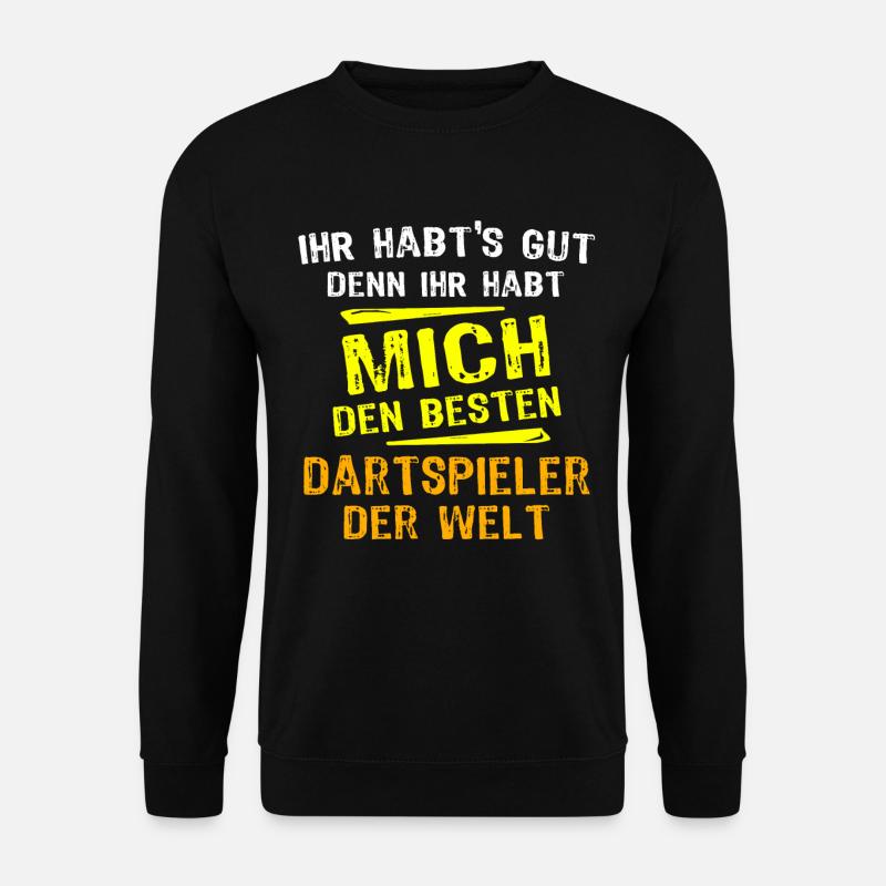 Darts Player Gift - Unisex Sweatshirt - black