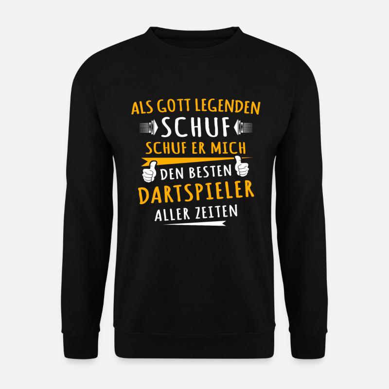 Dartspieler - Unisex Pullover - Schwarz
