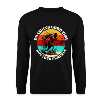 Papa courge - Sweat-shirt Unisexe - noir - Devant - Alina (178cm) & Michal (187cm)