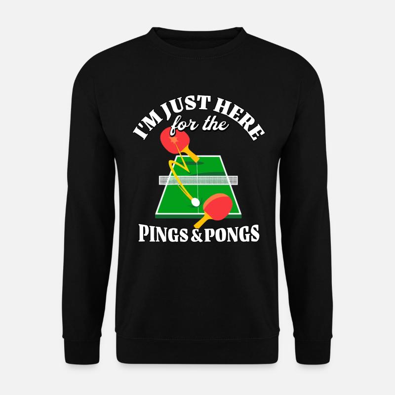 Ping Pong - Unisex Pullover - Schwarz