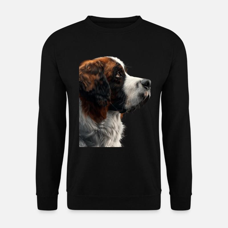 Bernhardiner - Unisex Pullover - Schwarz