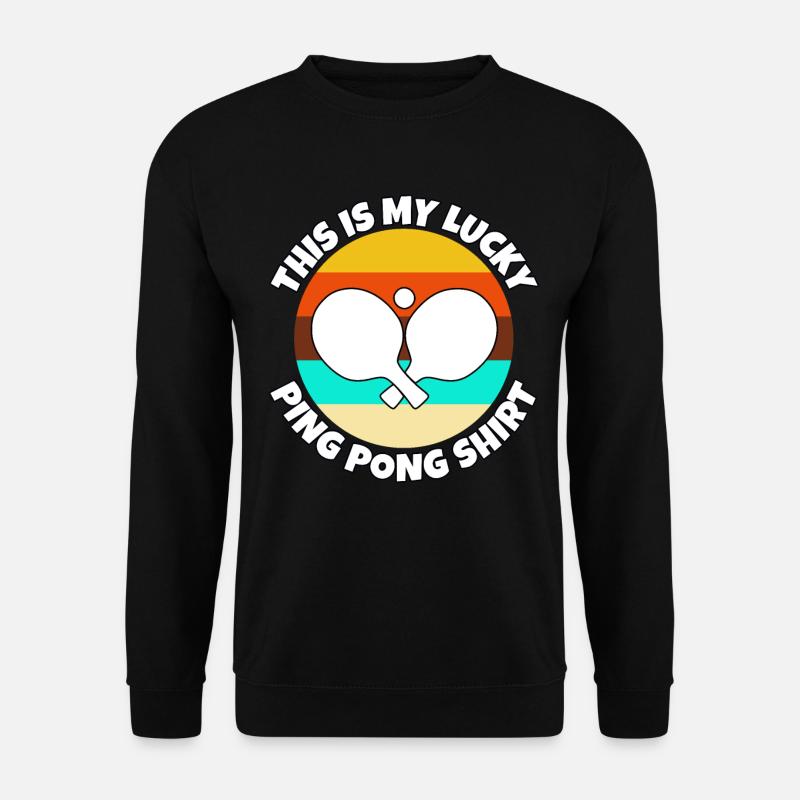 Ping Pong - Unisex Pullover - Schwarz