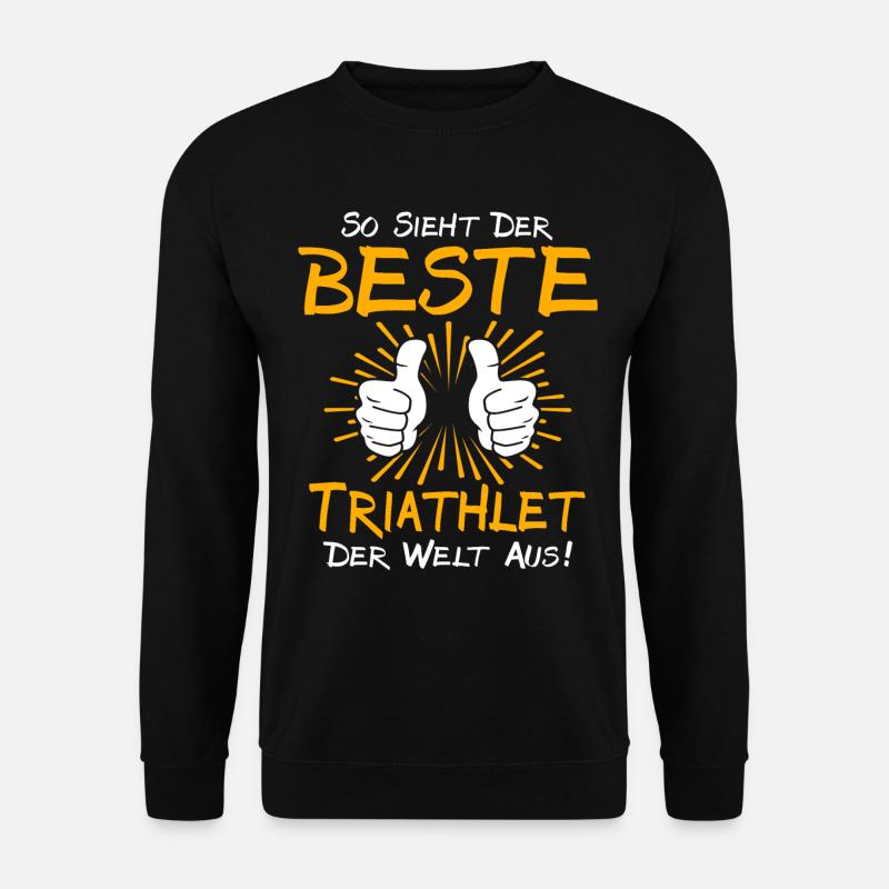 Triathlet Geschenkidee - Unisex Pullover - Schwarz