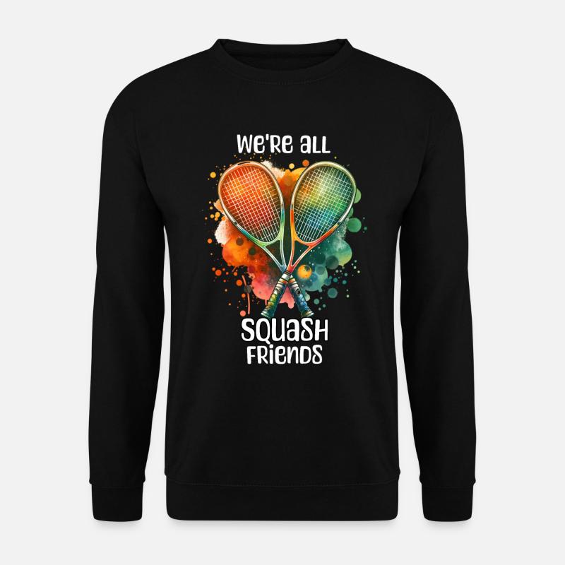 Squash Sayings - Unisex Sweatshirt - black