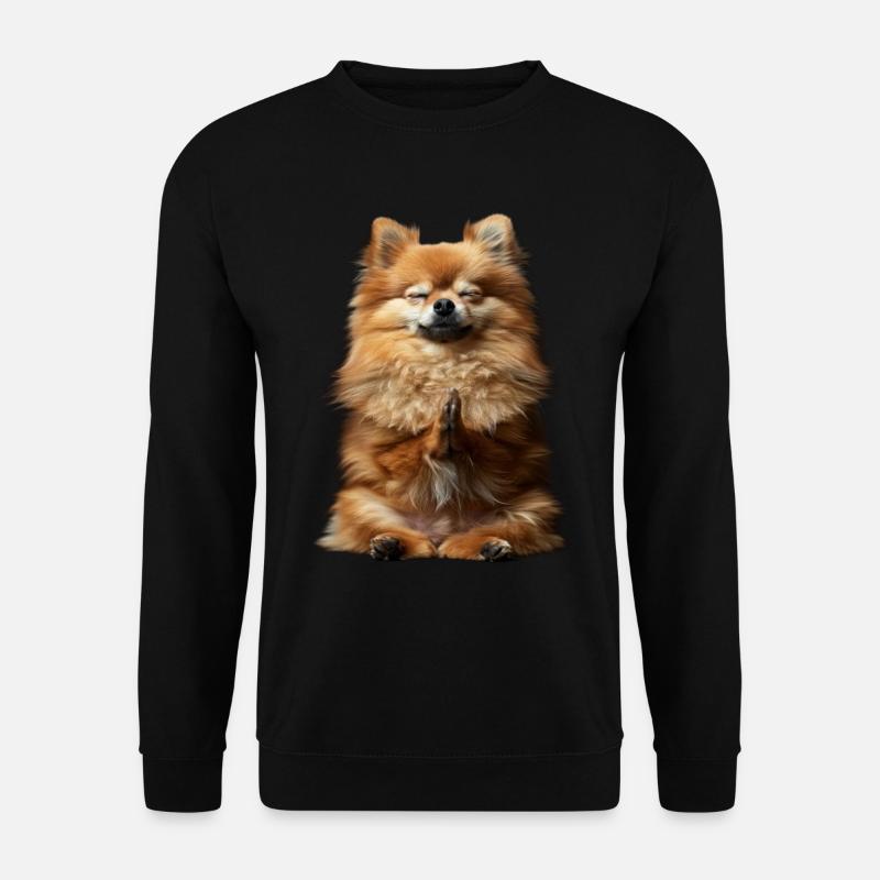 Zwergspitz - Unisex Pullover - Schwarz