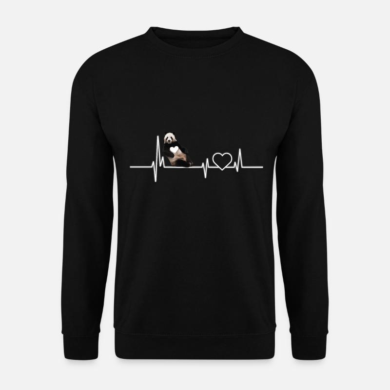 Panda - Unisex Pullover - Schwarz