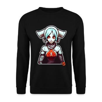 Science-fiction Action : Space Girl - Sweat-shirt Unisexe - noir - Devant - Alina (178cm) & Michal (187cm)