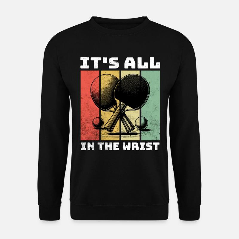 Ping Pong - Unisex Pullover - Schwarz