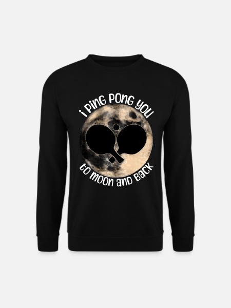 Ping Pong Table Tennis - Unisex Sweatshirt - black