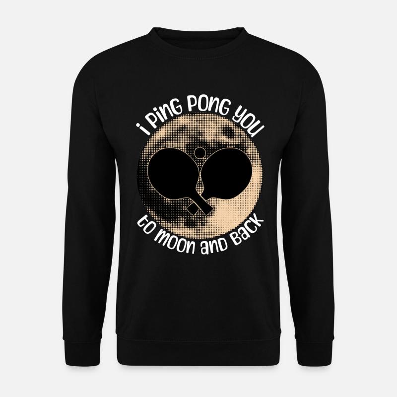 Ping-pong Tennis de table - Sweat-shirt Unisexe - noir