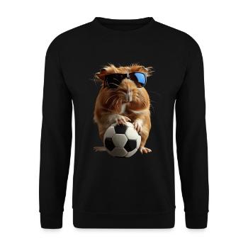 Cobaye - Sweat-shirt Unisexe - noir - Devant - Alina (178cm) & Michal (187cm)