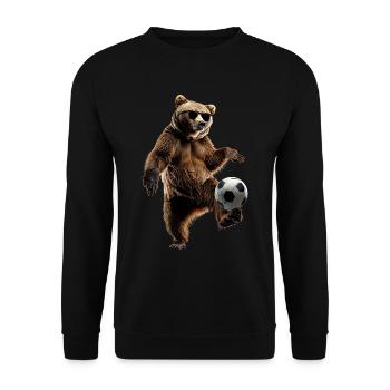 Grizzli - Sweat-shirt Unisexe - noir - Devant - Alina (178cm) & Michal (187cm)