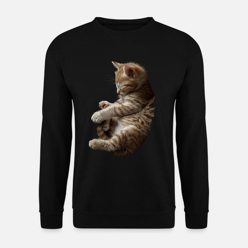 Katze - Unisex Pullover - Schwarz