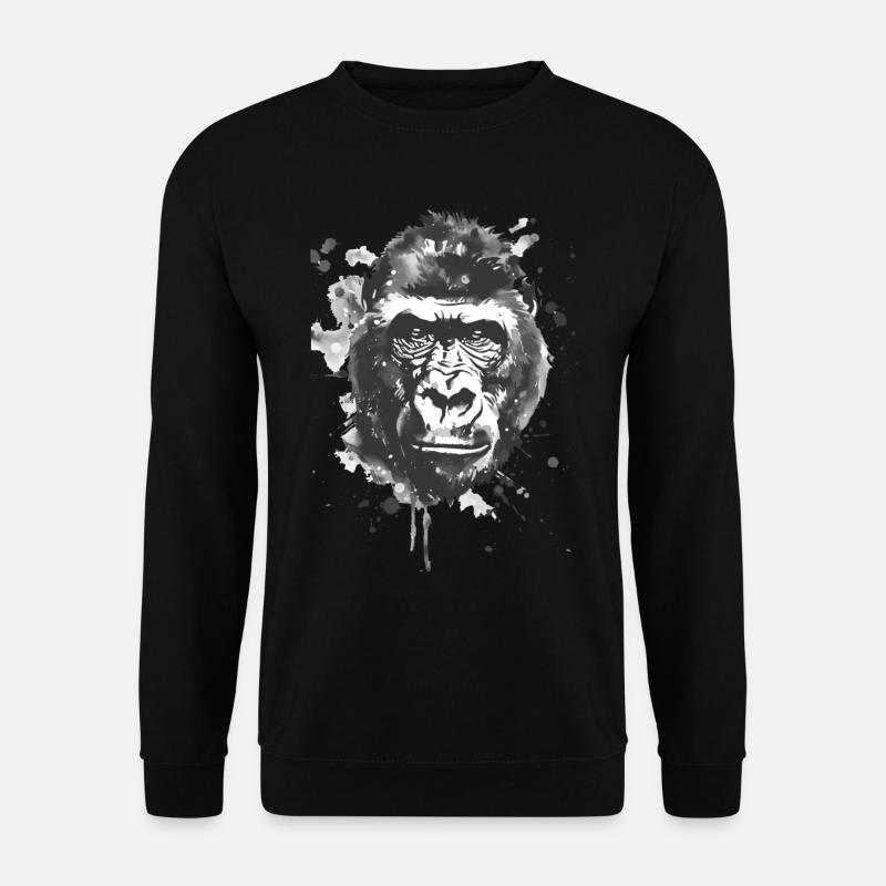 Gorilla - Unisex Pullover - Schwarz