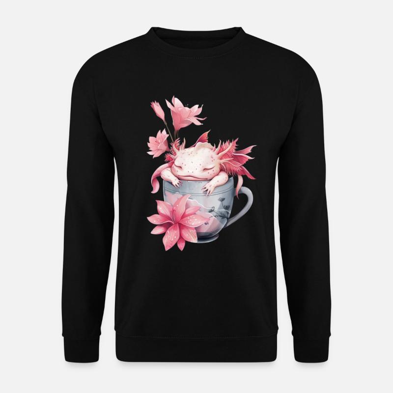 Axolotl - Unisex Pullover - Schwarz