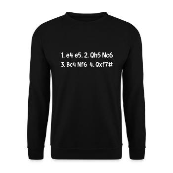 Shepherdmate - Chess, Chess Piece Gift Idea - Unisex Sweatshirt - black - Front - Alina (178cm) & Michal (187cm)