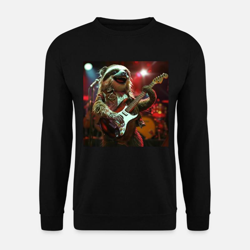 Sloth - Unisex Sweatshirt - black