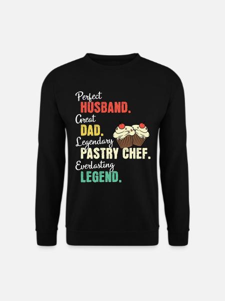 Pastry Chef Dad - Unisex Sweatshirt - black