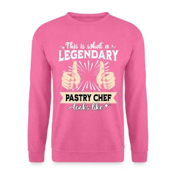 Legendärer Konditor - Unisex Pullover - Pink - Vorne