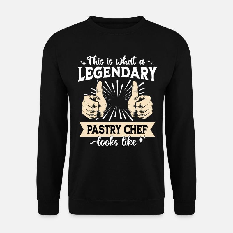 Legendärer Konditor - Unisex Pullover - Schwarz