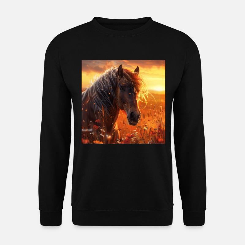 Cheval - Sweat-shirt Unisexe - noir