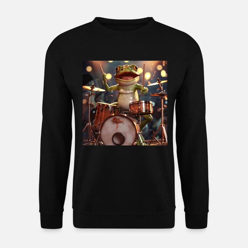 Frog - Unisex Sweatshirt - black
