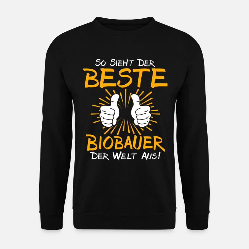 Organic Farmer Gift Idea - Unisex Sweatshirt - black