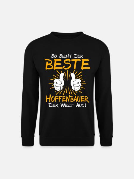Hop farmer gift idea - Unisex Sweatshirt - black