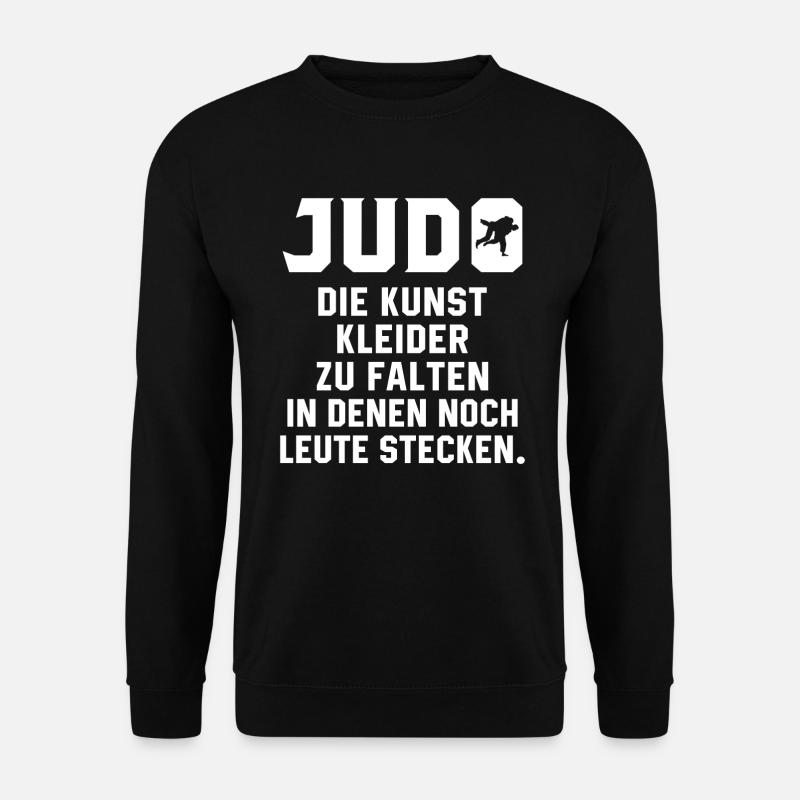 Judo Kampfkunst Japan Geschenk für Judoka - Unisex Pullover - Schwarz
