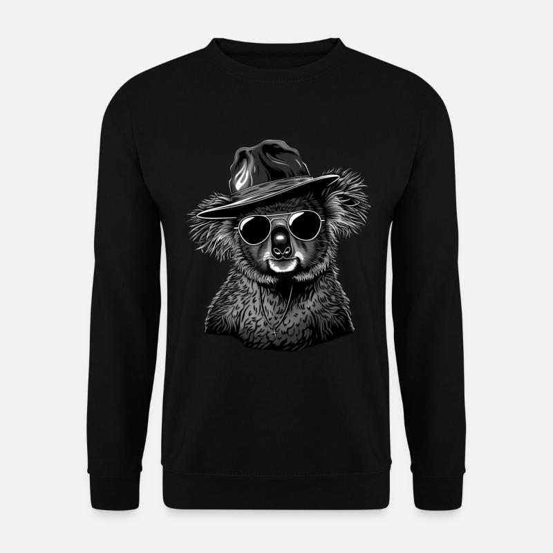 Koala - Unisex Pullover - Schwarz