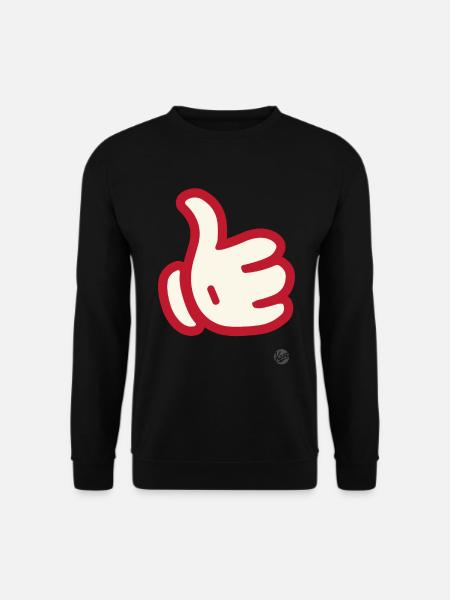 A big thumbs up - Unisex Sweatshirt - black